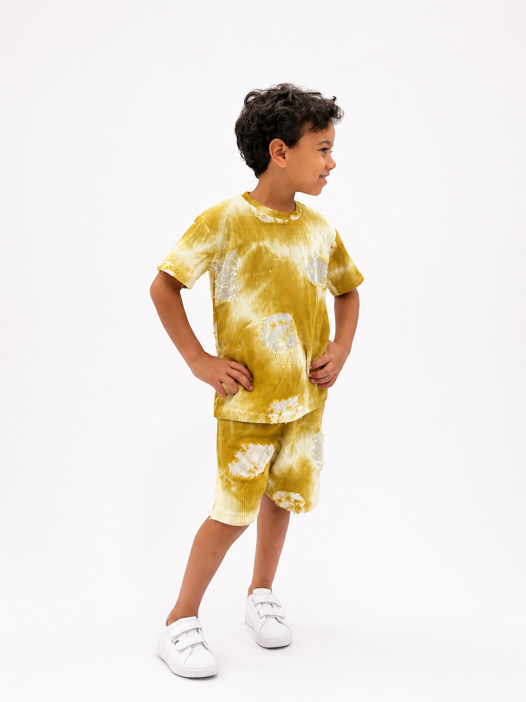 Yellow tricot set